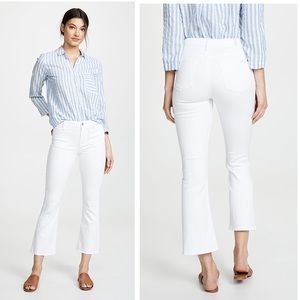 7 For All Mankind White Slim Kick Jeans